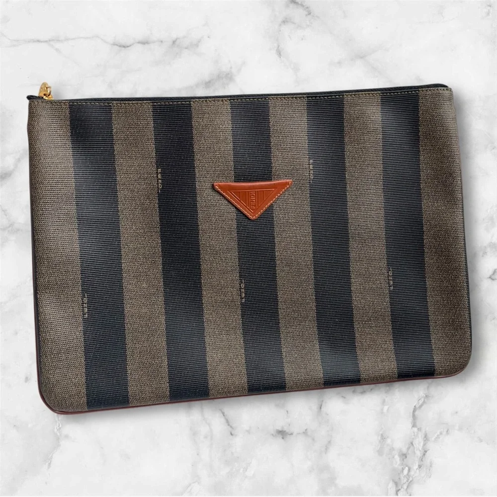 Fendi Pequin Portfolio Clutch with dustbag - Picture 8 of 14